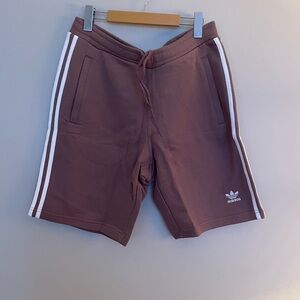 NWT Adidas Men's Salmon colored Shorts with White Stripes